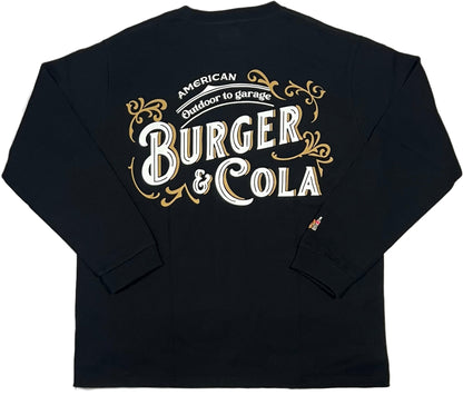 B&C LOGO back L/S Tshirt