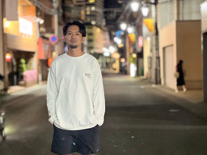 B&C LOGO back L/S Tshirt