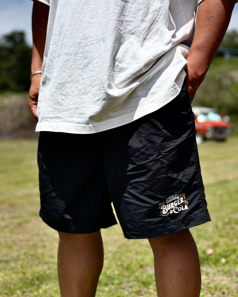 B&C LOGO SHORTS 【NEEDLE WORK EDITION】