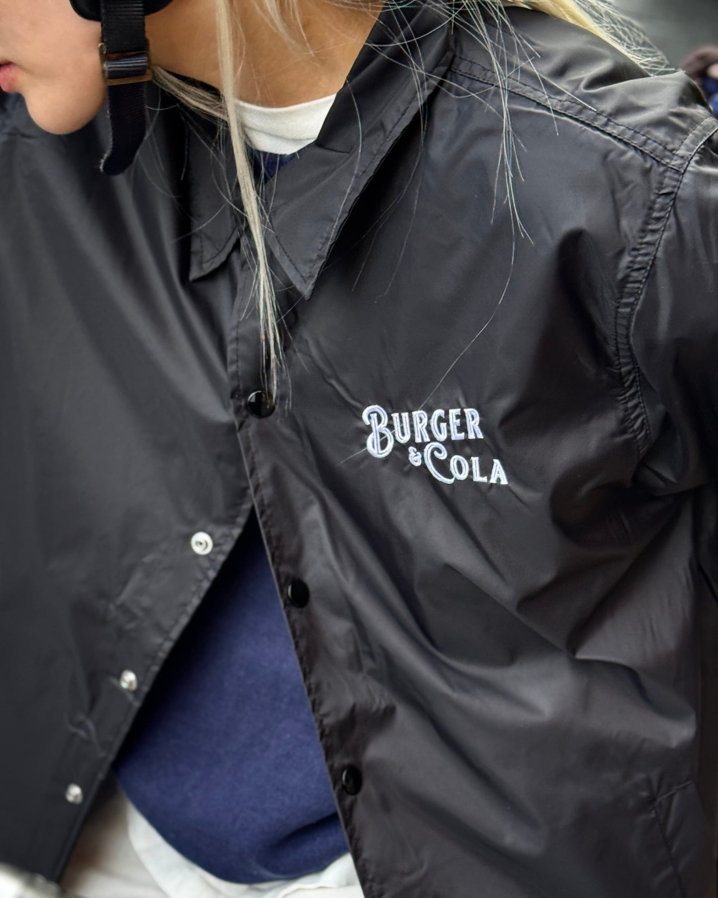 B&C NYLON COACH JKT -NEEDLE WORK EDITION-